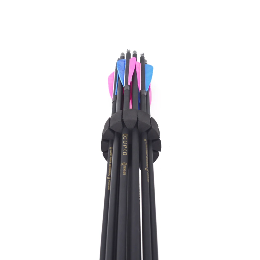 양궁 화살 거치대 라운드 랙 화살 분리기 떨림 방지 스플리터 선반, 활 사격 연습 도구, 2 개