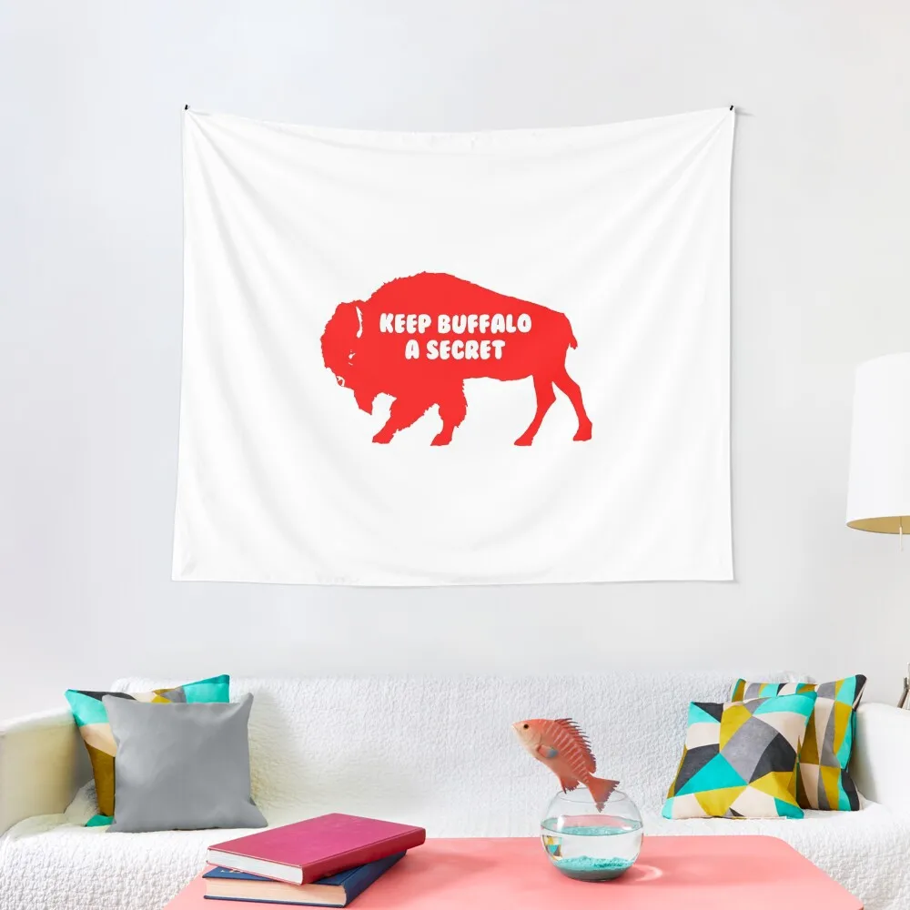 

Keep Buffalo a secret Tapestry Decorative Wall Mural Decoration For Bedroom Tapestry