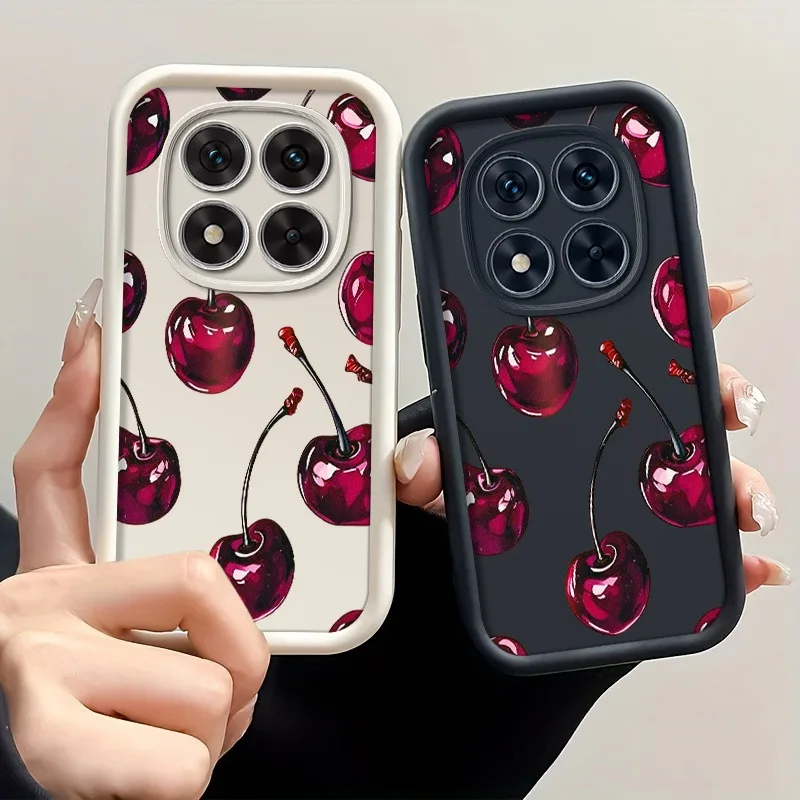 

Мягкий чехол с мультяшным дизайном вишни для Infinix Hot 50, Hot 50 Pro + 4G, Hot 60, Hot 60I, Hot 60 Pro и Hot 60 Pro +