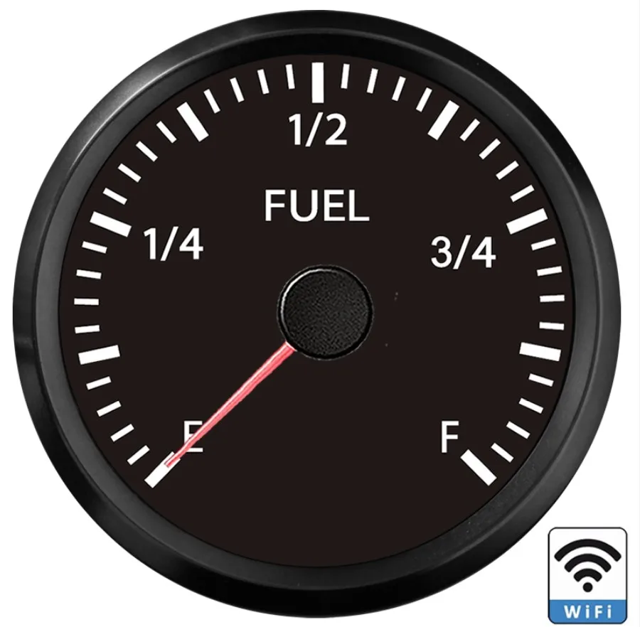 For Electrical 52mm WiFi Fuel Gauge with Stepper Motor 270 degrees pointer suitable for all kind of Fuel level sensor easy