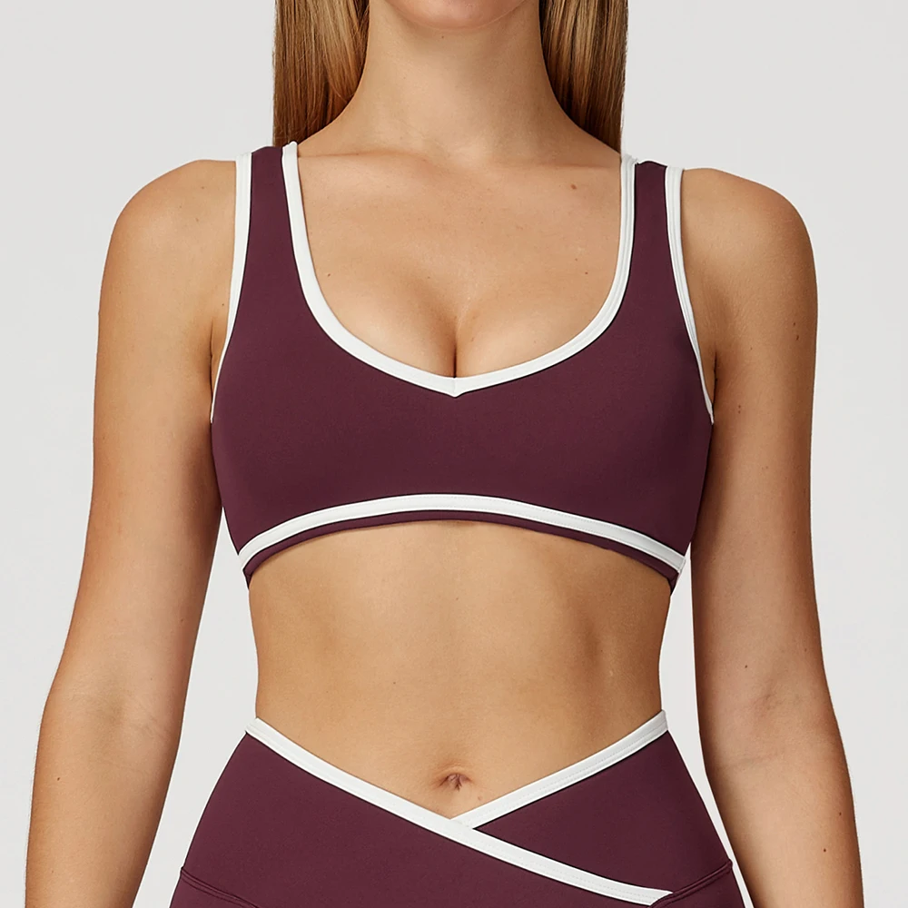 Soutien-gorge de sport à col e - Yoga Fitness Up avis et prix