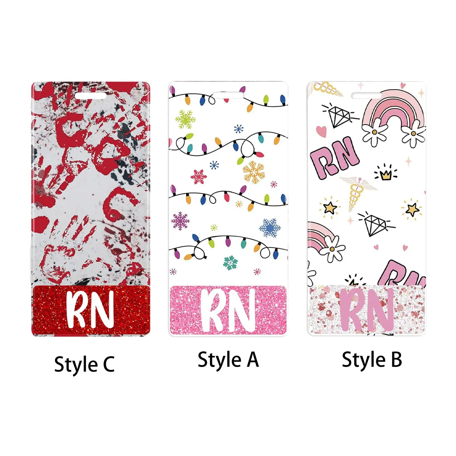 حامل بطاقة شارة ممرضة أكريليك خفيف الوزن ، ملحق تمريض لطبيب المستشفى والطلاب ، زملاء عمل وأصدقاء رائعين