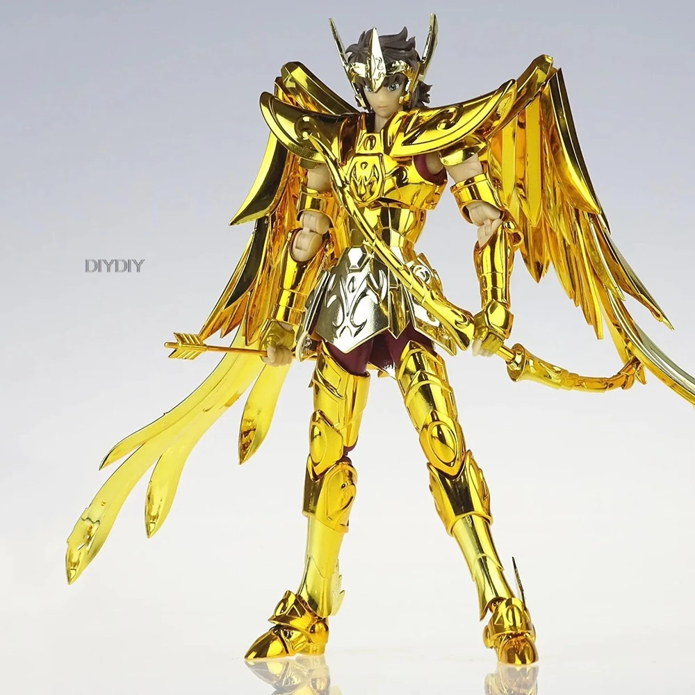 CS Model Saint Seiya Myth Cloth EX Sagittarius Aiolos Knights of Zodiac Anime Action Figure TV Ver Metal Armor Collection Toys