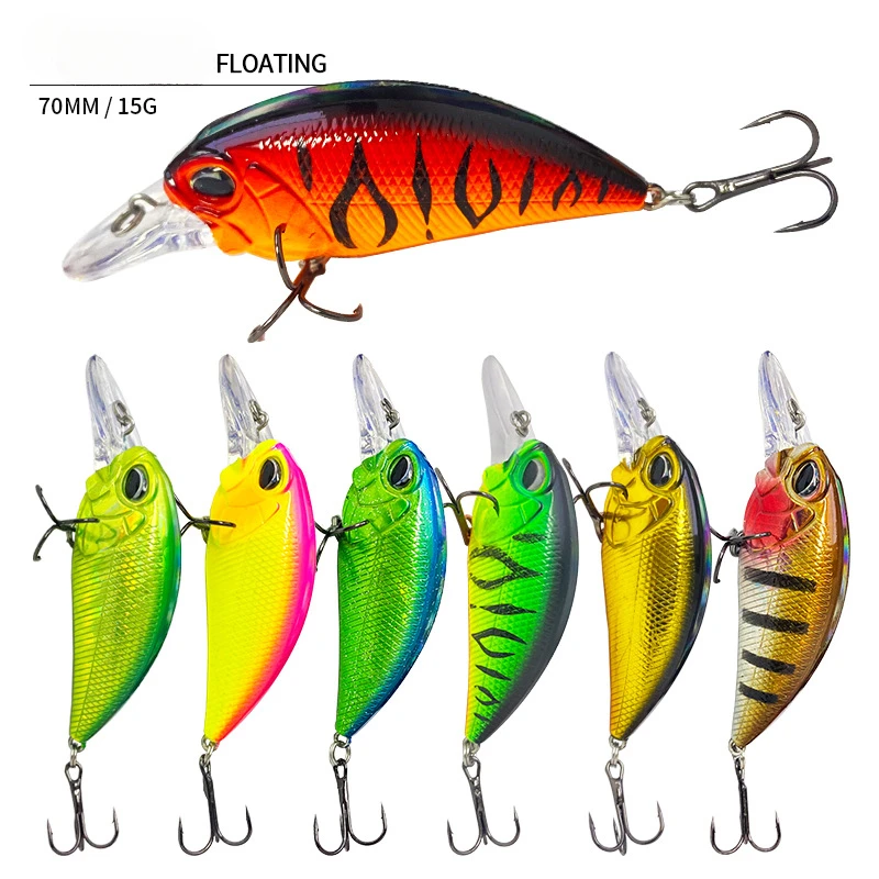 70MM/16G laser fishing bait,  sea fishing bait, rock and roll chubby hard bait, suitable for pouting grouper