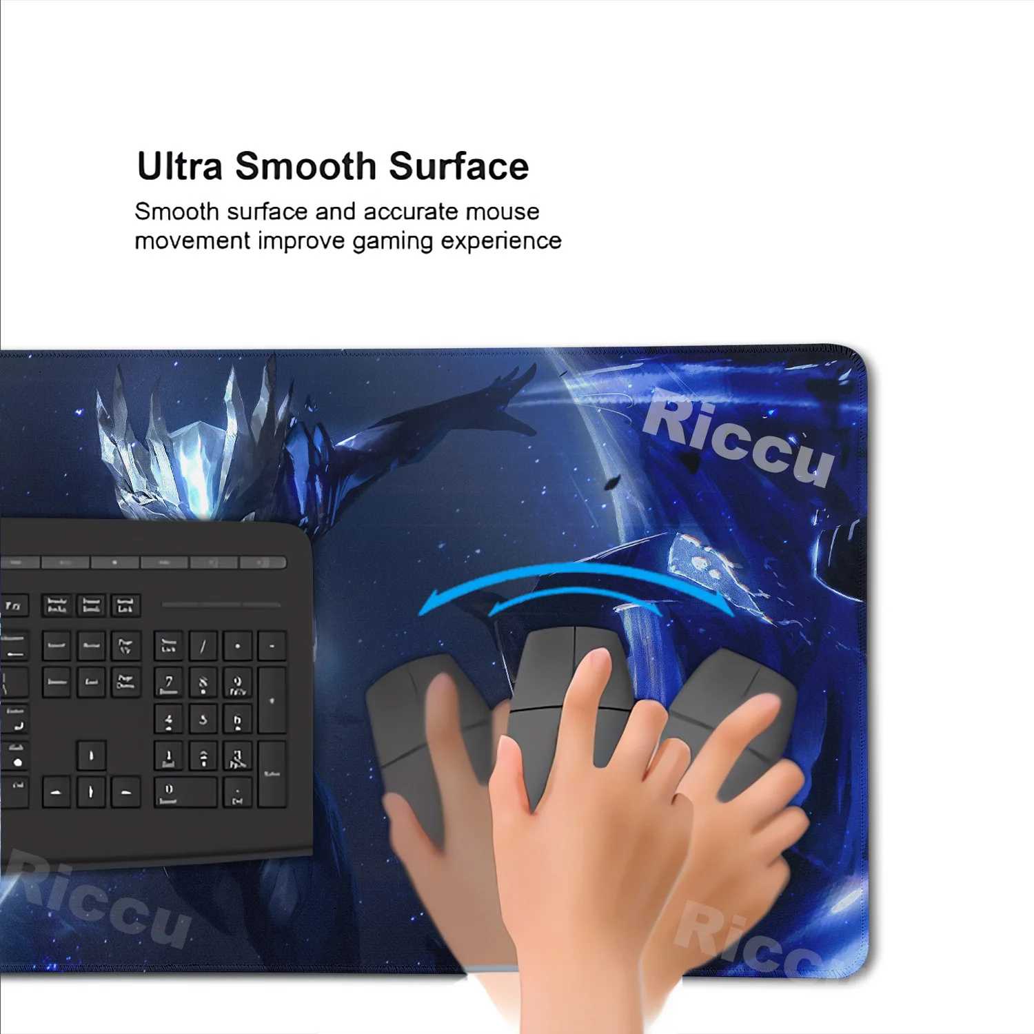 HD U-Ultraman Large Office Computer Desk Mat Table Keyboard Big Mouse Pad Laptop Cushion Non-slip For Teen Girls Bedroom Plammat