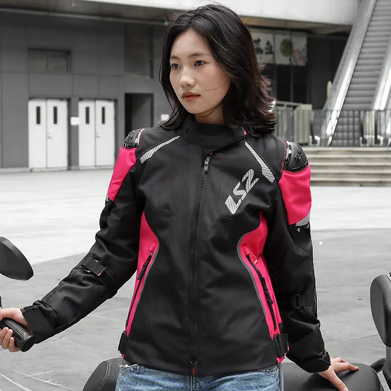 LS2 오토바이 라이딩 재킷 MJ174 오토바이 라이딩 슈트 사계절 S-xxxl 따뜻하고 통기성 방수 방풍 풀링 슈트