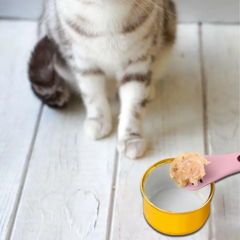 Pet Can Sealer Reusable Pet Food Can Spoon With Lid Silicone Can Lids For Dog And Cat Food With Multifunctional Canning Spoon