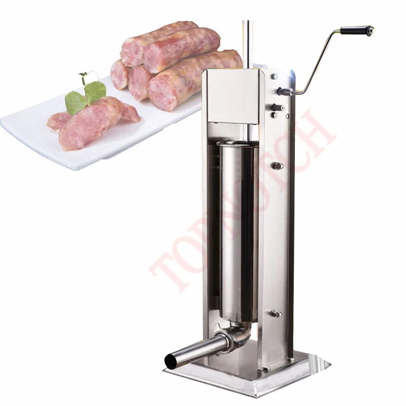 Vertical Stainless Steel Manual Sausage Machine Commercial Enema Machine Hot Dog Sausage Machine