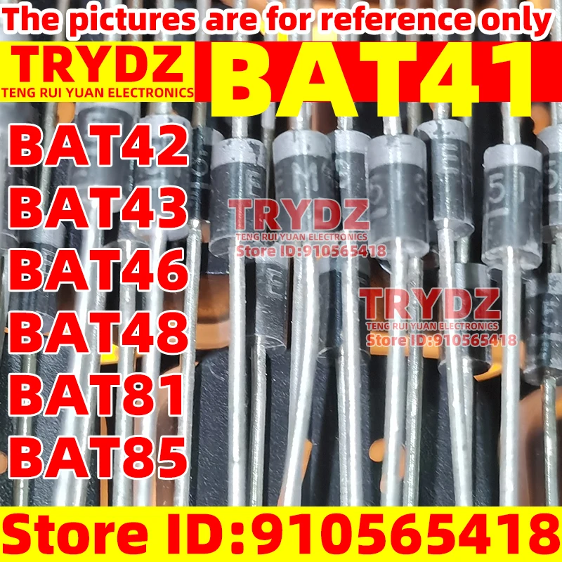 100-10pcs New BAT41 BAT42 BAT43 BAT46 BAT48 BAT81 BAT85