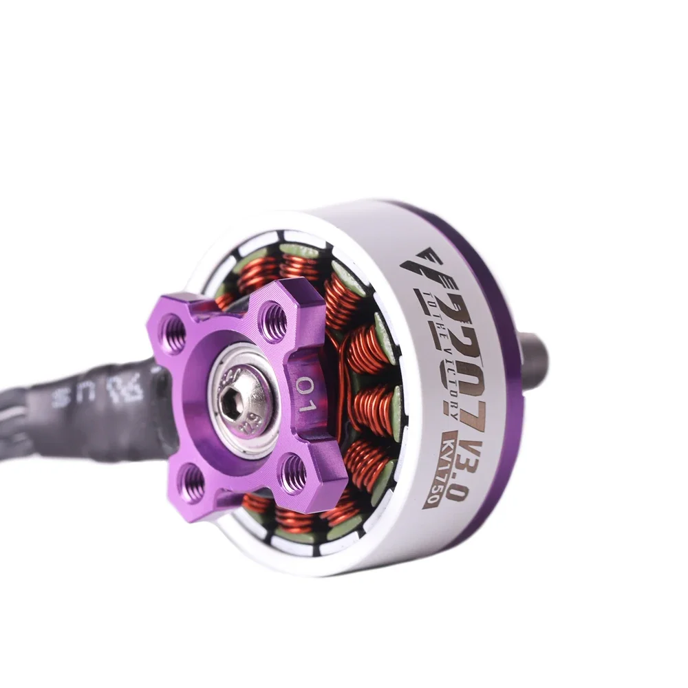 Motor T Velox V2207 V3.0 2550KV 2050KV 1950KV 1750KV 3S-6S FPV para Drones FPV Racing Freestyle de 5 pulgadas