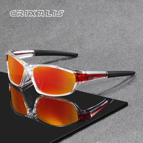 CRIXALIS Sports Sunglasses For Men Women Wrap Round Fashion And Trendy Goggles For Cycling Running Baseball Male Glasses UV400