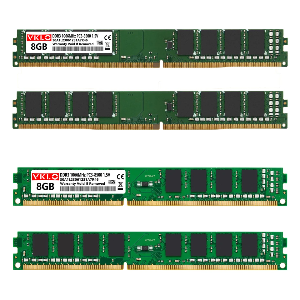 DDR3 4GB 8GB Desktop Memoria Ram PC3 1066 1333 1600 1866Mhz 1.5V