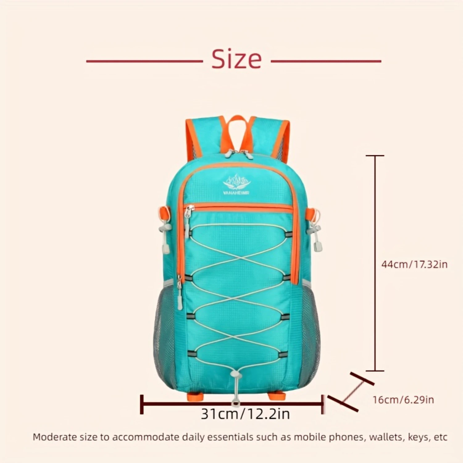 Stylish Men's Travel Hiking Camping Backpack