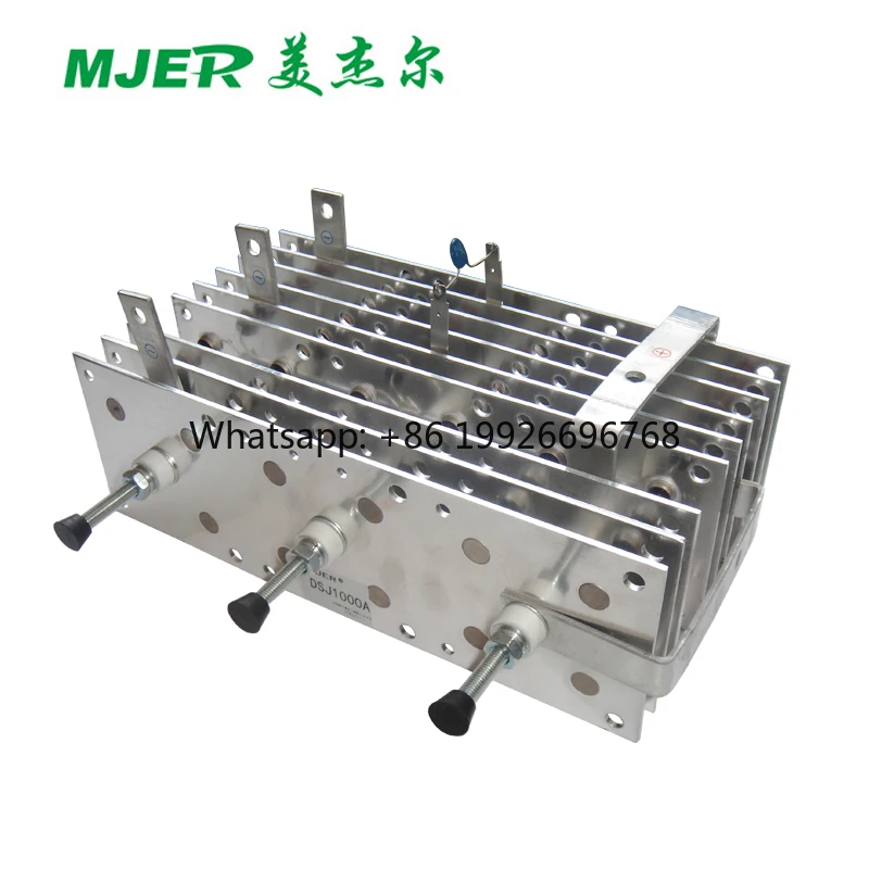 Three Phase Generator Rectifier DSJ1000A 300*98*9P 1000A Aluminum Diode Bridge Rectifier