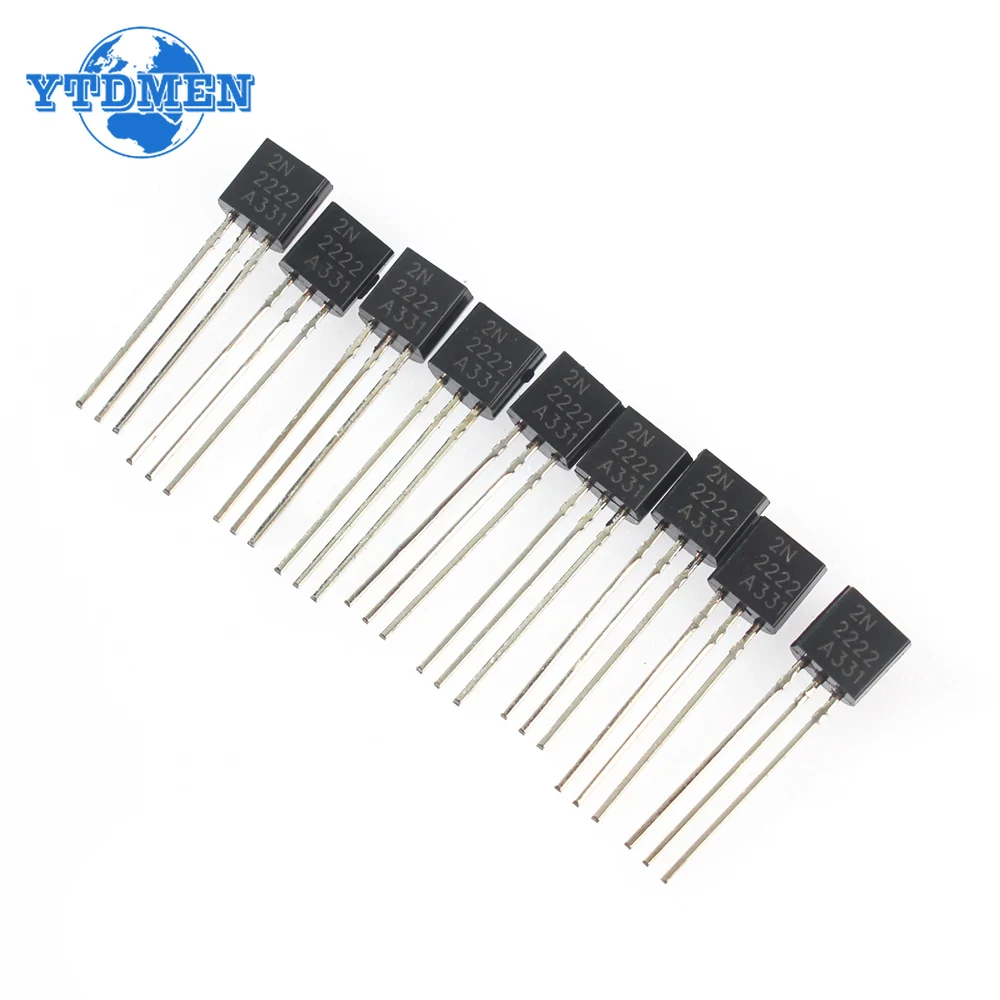 100/200pcs TO-92 Transistor Assorted Kit BC327 BC337 2N2222 2N2907 S8050 2N3904 2N3906 A1015 C1815 2N5551 PNP NPN Transistors