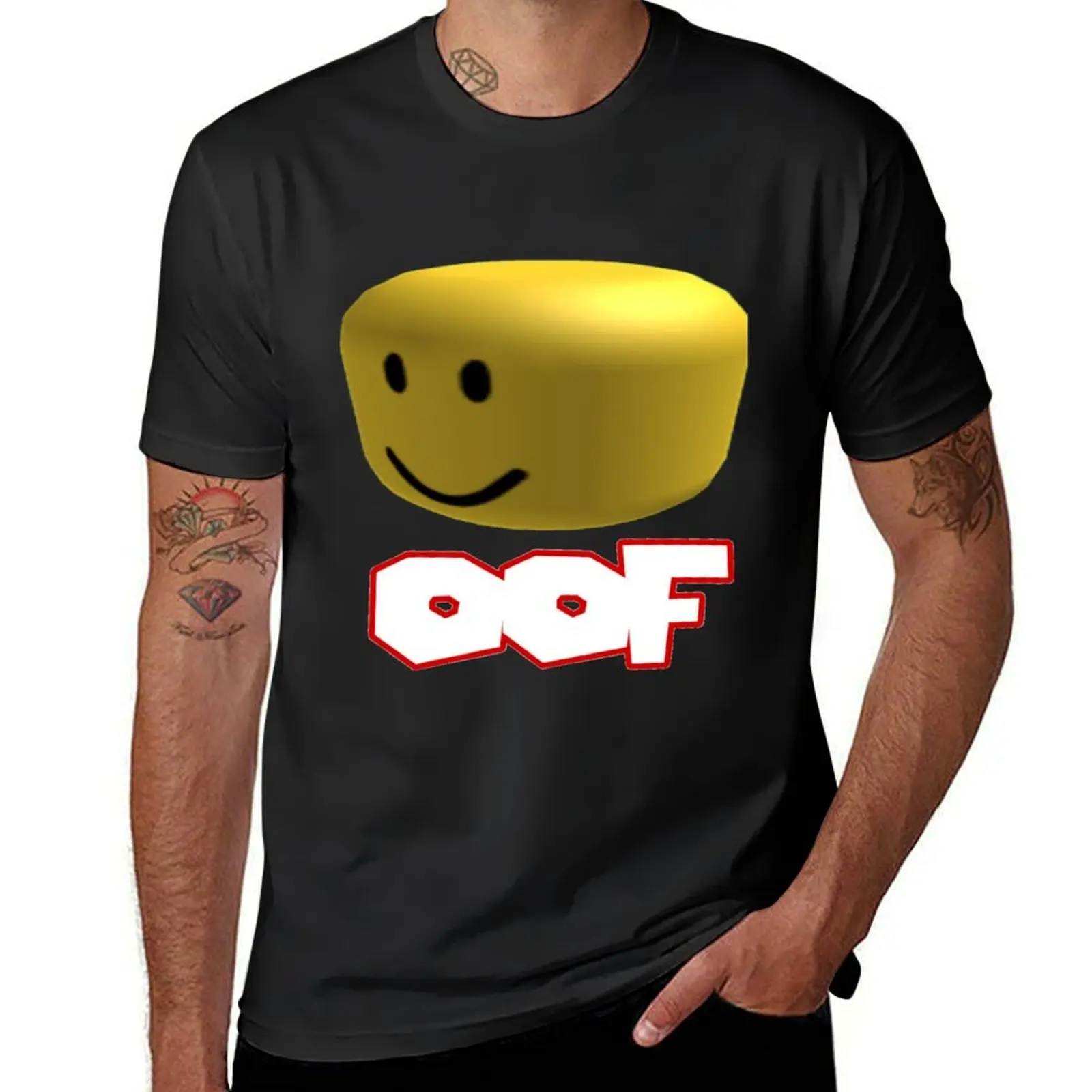 OOF Revisioned T-Shirt customs korean fashion anime clothes vintage plain black t shirts men