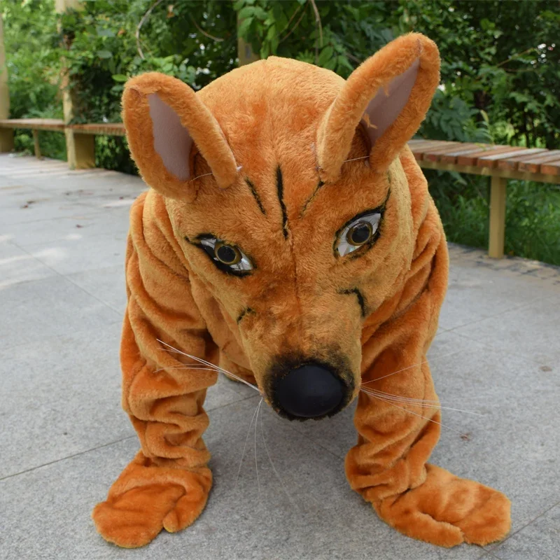 Disfraz de personaje de Mascota de perro, disfraz de Mascota de Halloween para fiesta de Halloween, traje de actuación, ropa de Drama