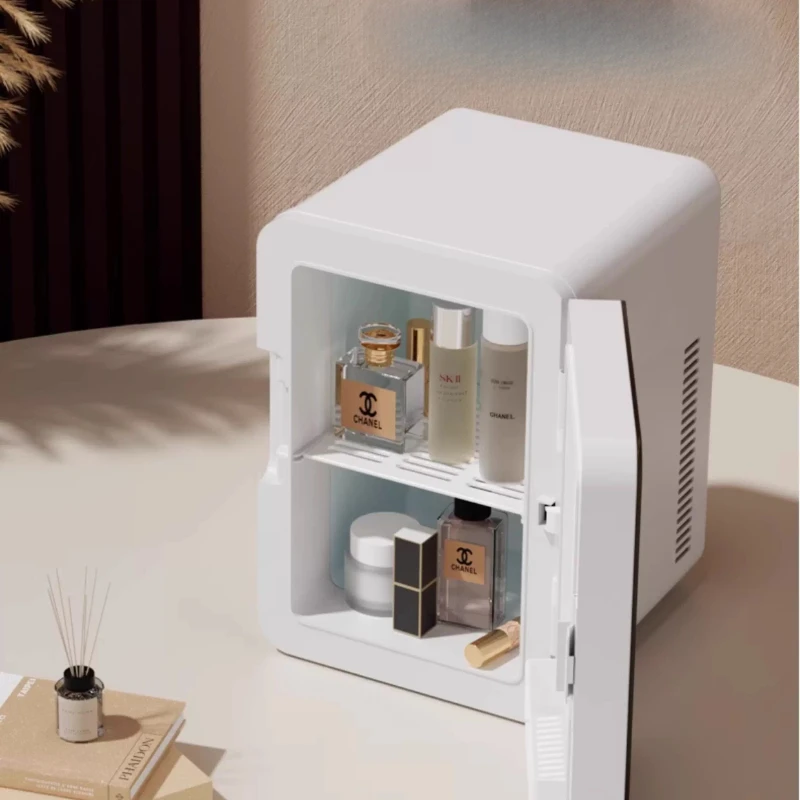 20L Car Refrigerator Dual Zone Portable Mini Fridge Freezer with 2 Layers Thermoelectric Cooler Warmer for Vehicle Home Dorm Use