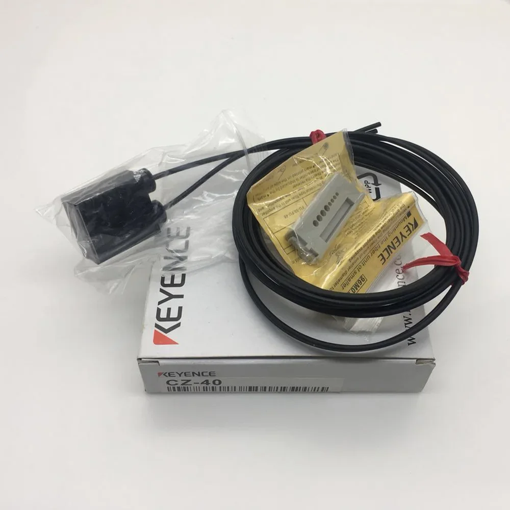 Diskon Besar Sensor Serat Optik Digital RGB Baru Asli KEYENCE CZ-40
