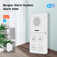 Tuya Smart Alarm System for Home Burglar Security with 433MHz Sensor WiFi Alarm USB Power Smart Home Alarm Kit Safety Protection