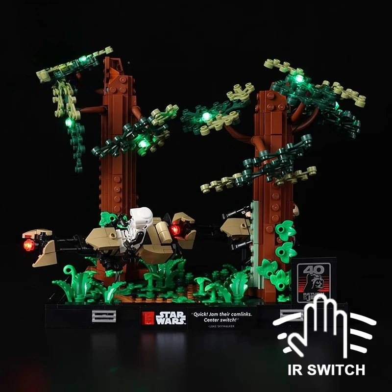 

No Model LED Lighting Set Suitable for LEGO Endor Speeder Chase Diorama 75353 (Excluding Building Blocks)