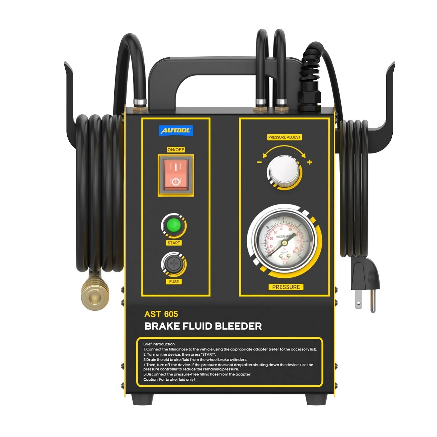 

AUTOOL AST605 Puilsating Auto Wheels Oil Stainless Steel Largecapacity Oil Pot Design Break Oil Exchanger