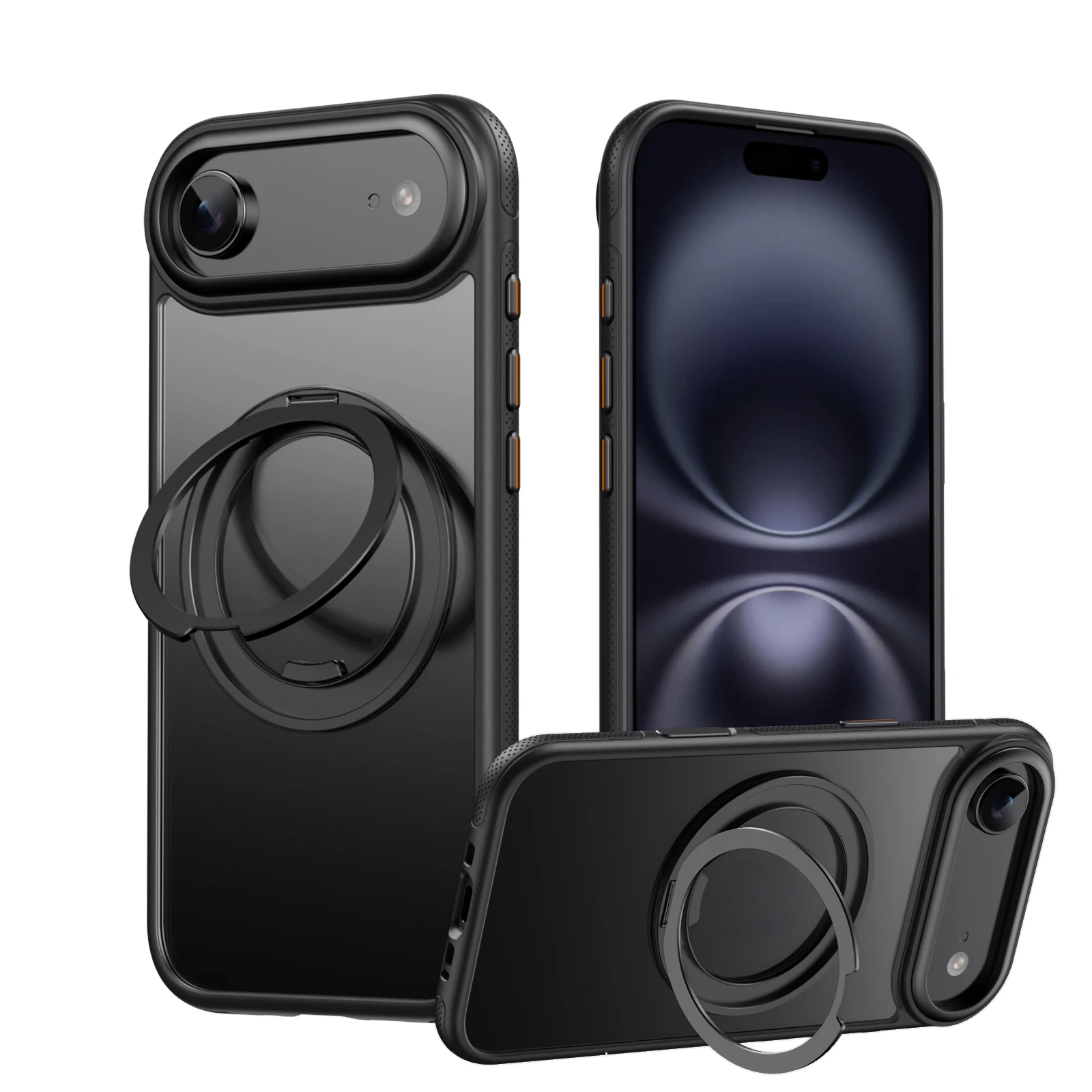 Squeaking Gear 360 Rotação Stand Holder Phone Case para iPhone 17 Air