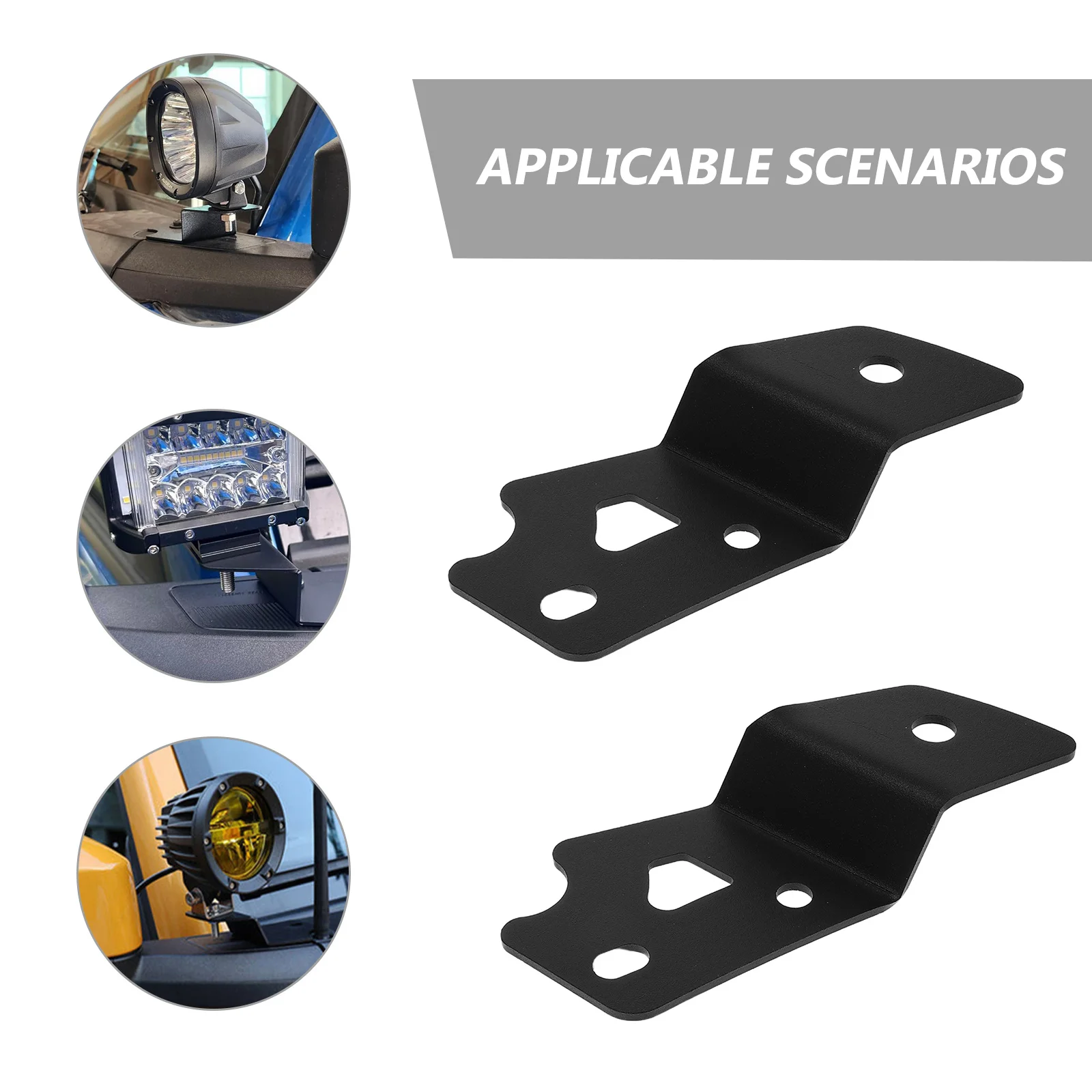 2 قطعة دعامات إضاءة الضباب الثقيلة عمود جبل متوافق 2021-2023 طقم إضاءة الضباب وعرة الخارجي سهلة التركيب السلامة