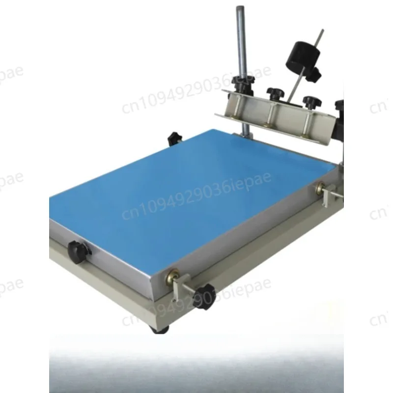 Precision Screen Printing Machine Easy Manual Operation Screen Printer High Strength Cold Rolled Sheet Silkscreen Machine