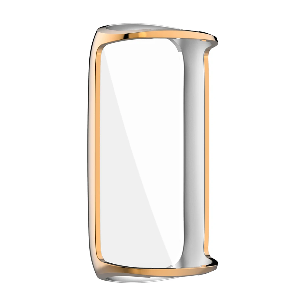 Anti-Scratch Full Edge Smart Protective Case Soft TPU Watch Cases for Fitbit Luxe Full Cover Protective Shell