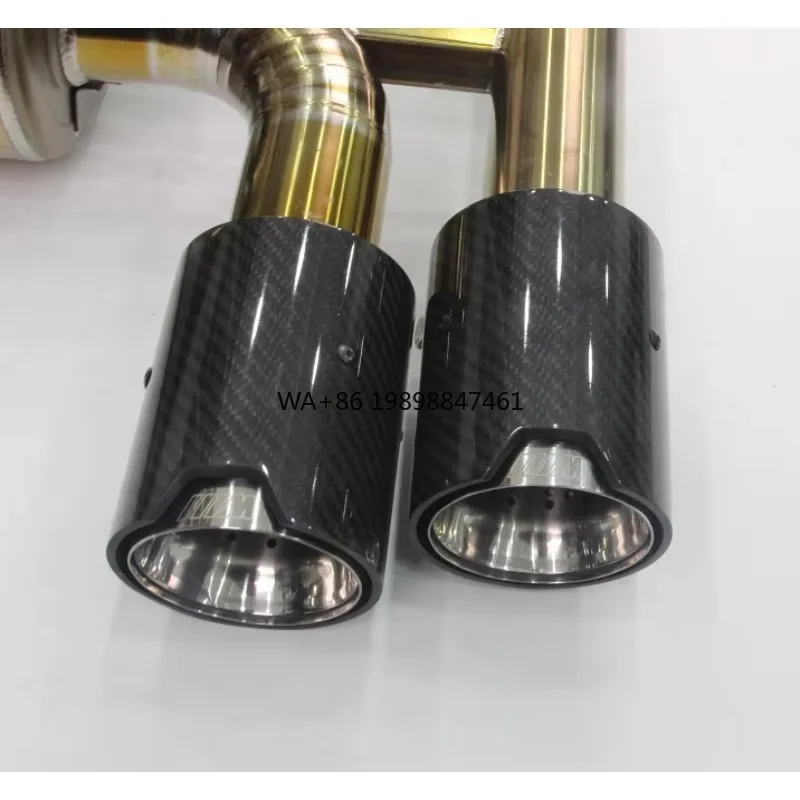 

304 stainless steel or titanium alloy catback for BMW M2C S55 3.0T twin turbo exhaust catback