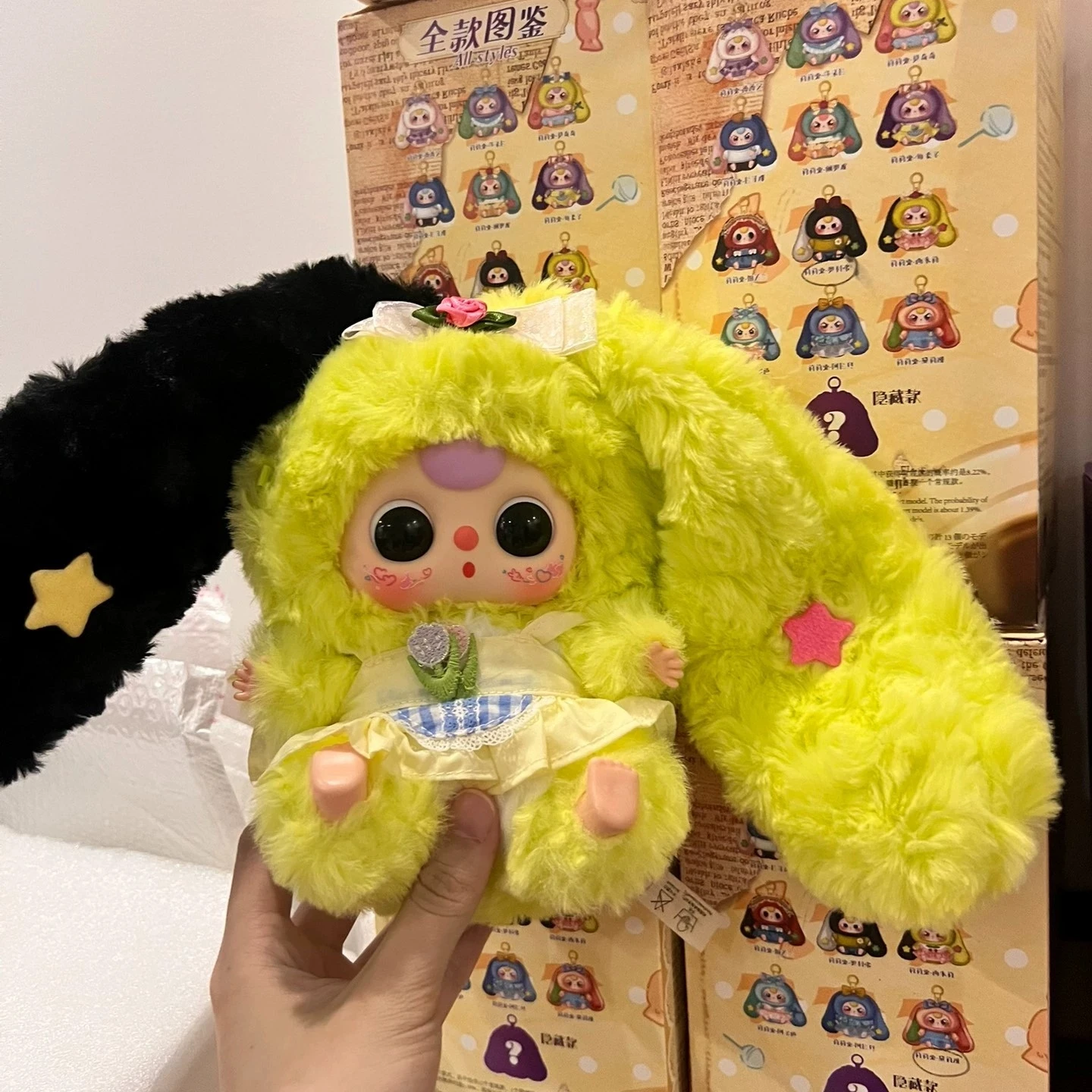 

Новый Baby Three Lily Rabbit Town V4 Mystery Виниловая лицевая слепая коробка Игрушка-сюрприз Подарок для детей Коллекционное модное украшение комнаты