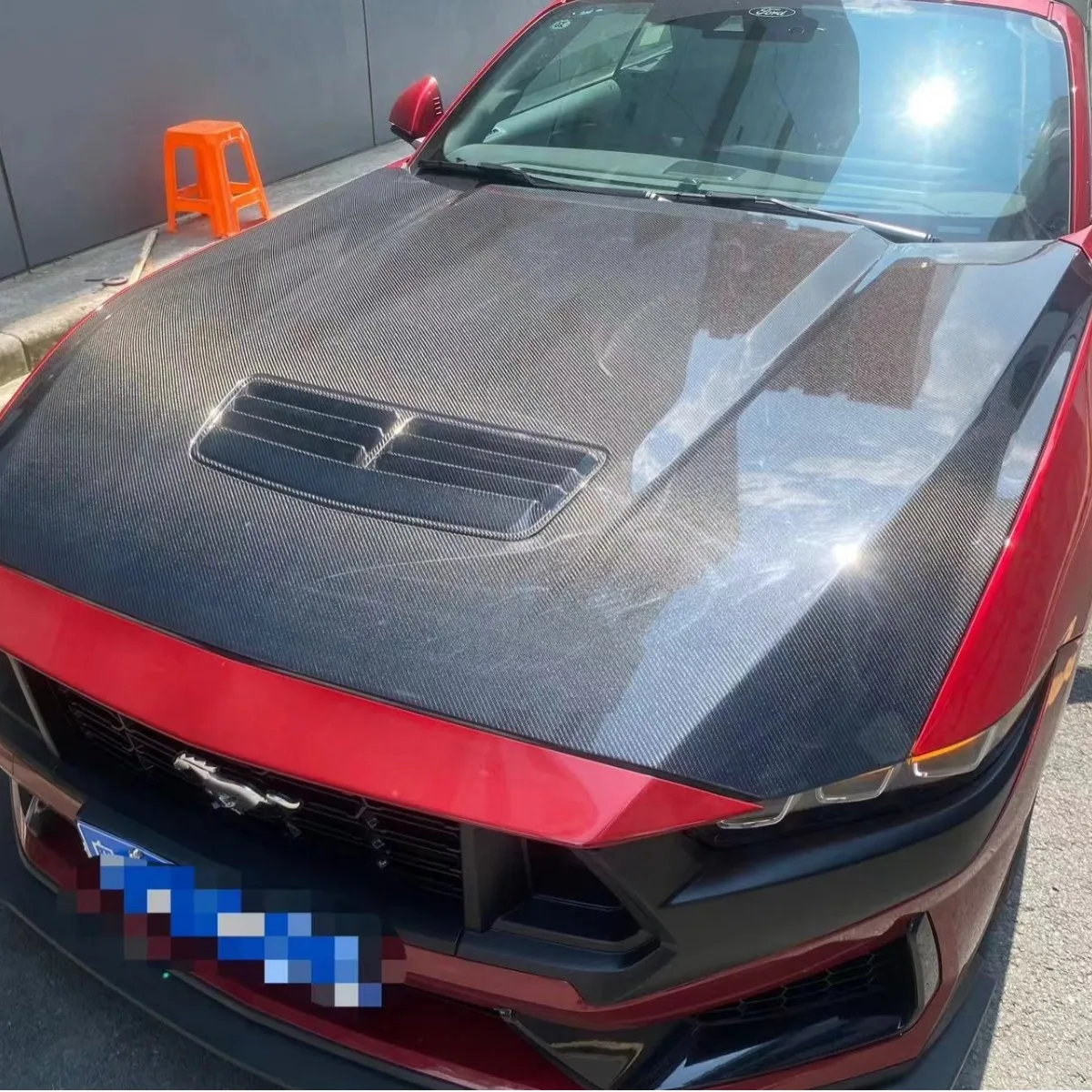 

For Ford Mustang 2024 + New Mustang, Original Carbon Fiber Cover