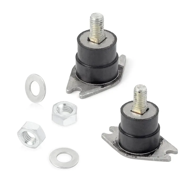 For Johnson Evinrude OMC 20 25 30 HP Outboard Engines 2 Pcs Upper Side Rubber Motor Mounts 303879 325974
