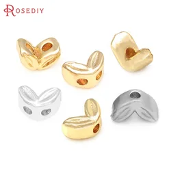 20PCS 18K Gold Color Brass Wheat Ear Bracelets Spacer Beads High Quality Diy Jewelry Accessories Making Rosediy official-website