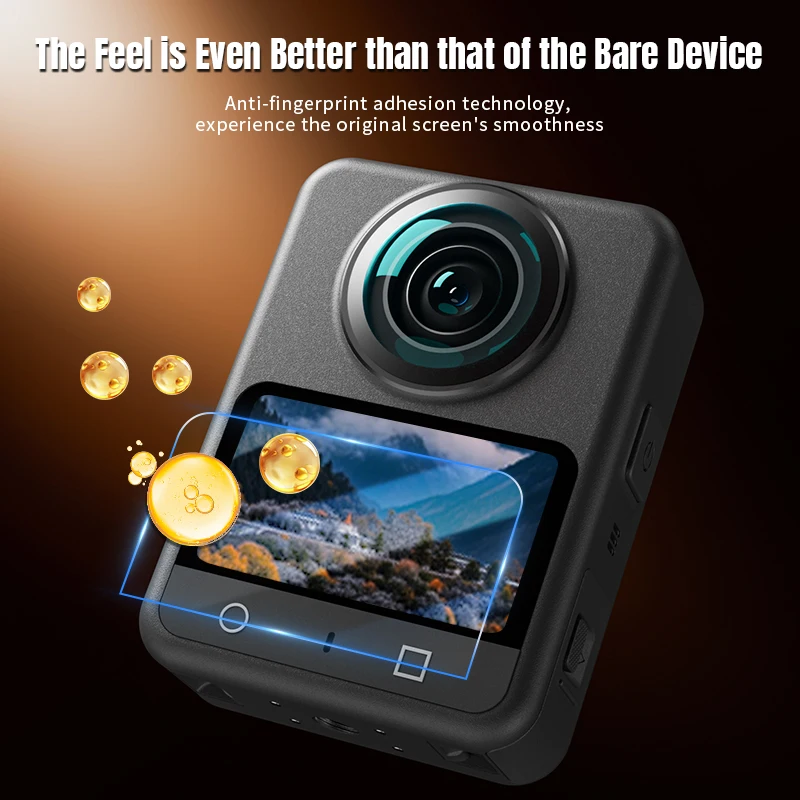 Film Pelindung Layar Kaca Tempered STARTRC AR untuk Kamera DJI Osmo 360 Anti-Refleksi HD Anti-Gores