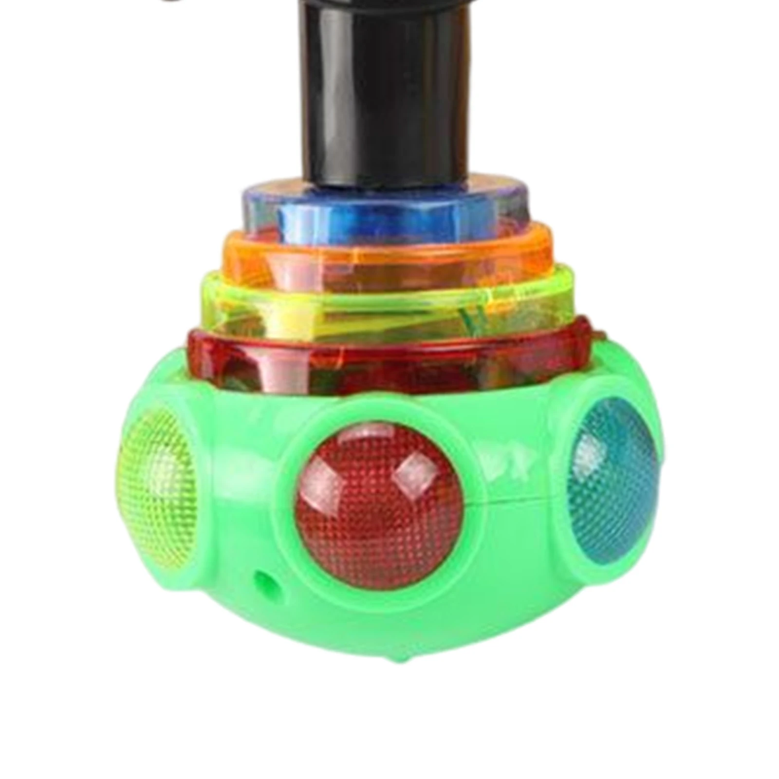 Multicolor Music Gyro Xmas Kids Gift Children Toy Gyroscope Light and Music Flashing Music Gyroscope Top