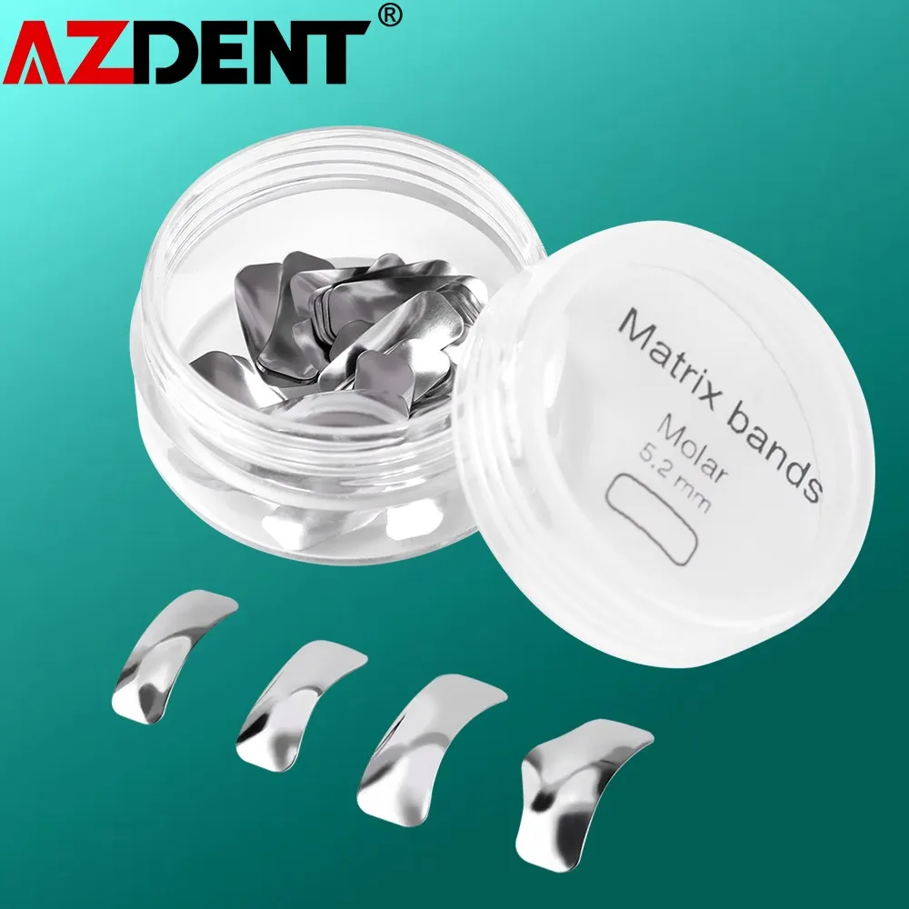 

AZDENT Dental Sectional Matrix Contoured System Metal Dentistry Resin Clamping Seperating Ring Autoclavable