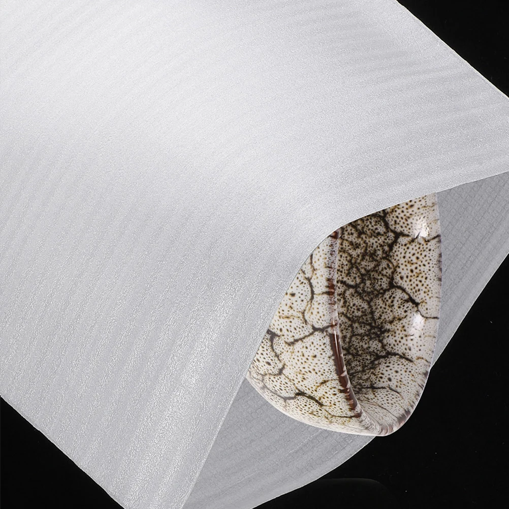 

300pcs Anti-Static Pearl Cotton Bag Epe Foam Material For Packing Plate Packing Sleeves Dish Moving Supplies Foam Packaging Bag