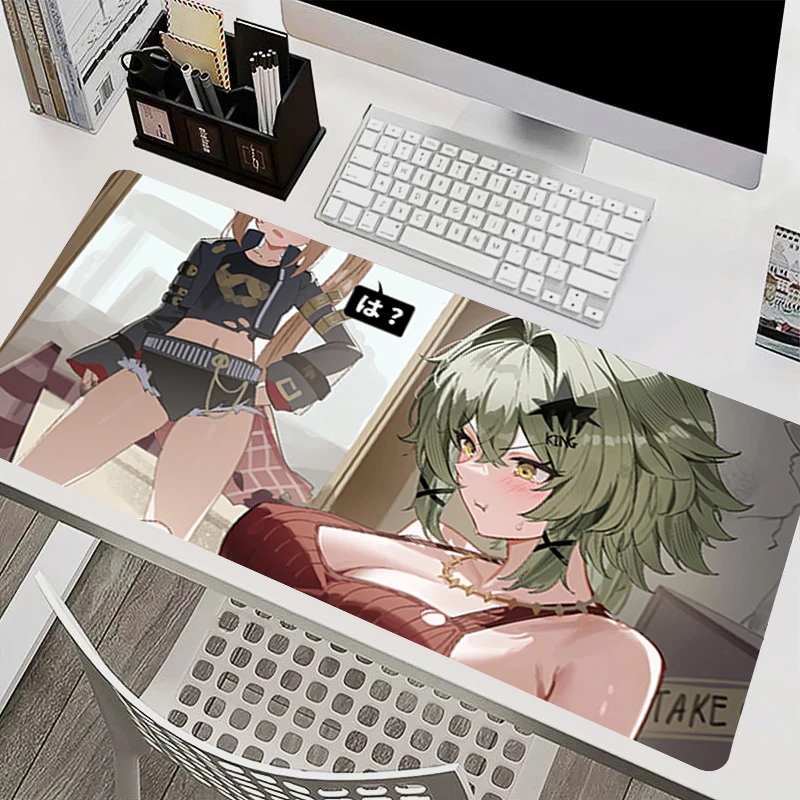 Mouse Pad Zenless Zone Zero Caesar King Game Extended Desk Mat kawaii Mousepad Keyboard Mat eSports Gamer Players Speed MouseMat - view 3