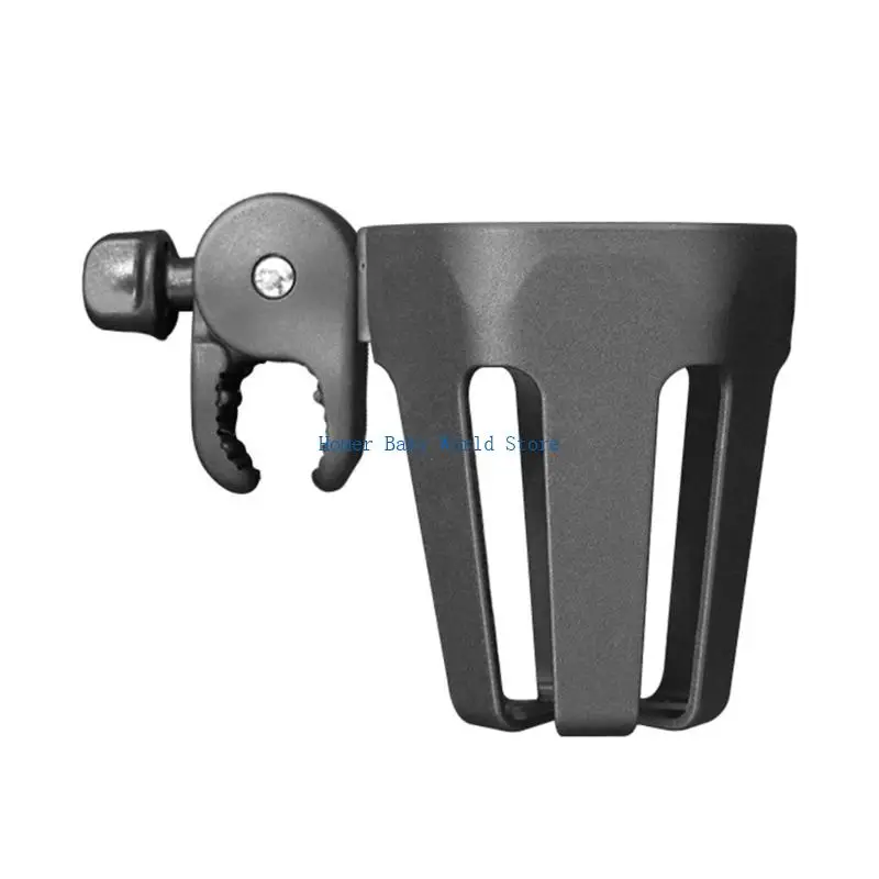

B2QD Spill Proof Drink Holder Stand 360 Rotatable Design for Mobility Devices Black