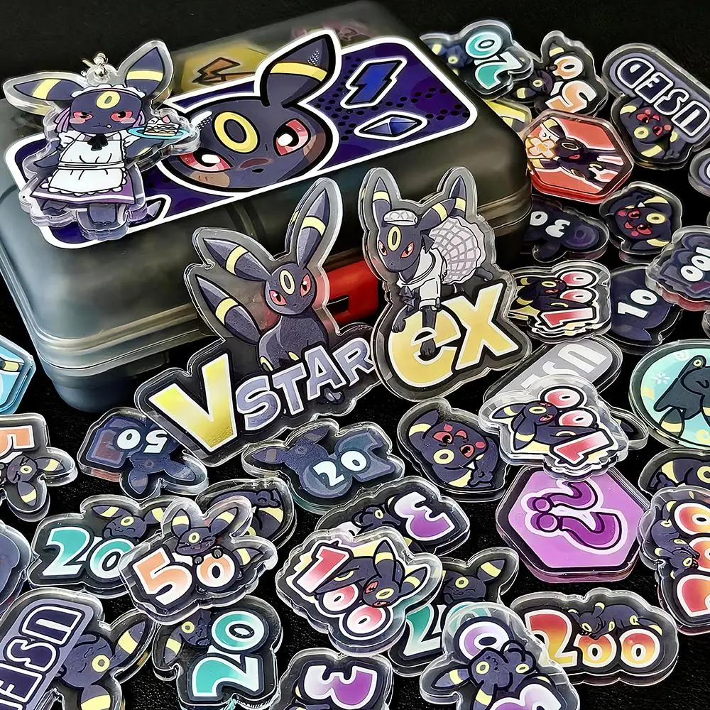 Diy Self Made Umbreon Mechanical Keyboard Keycaps Umbreon Cross-Axis Mechanical Keyboard Pc Personalized Keycaps Gift Toys