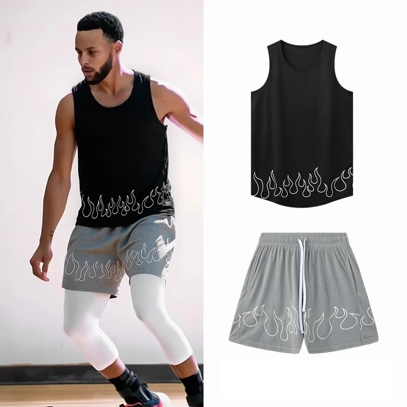 

Баскетбольный жилет, быстросохнущая куртка для стрельбы, студенческая американская стрельба, тренировочный карри, Джерси для бега, дышащая летняя одежда