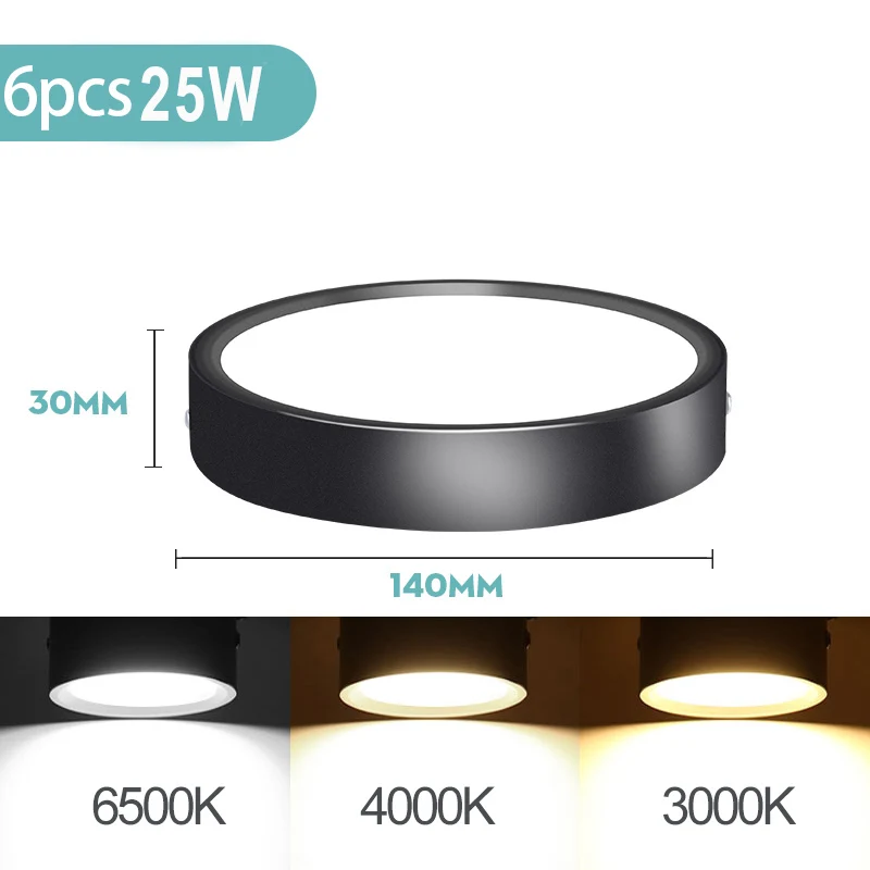Mini LED Plafondlamp Led Plafond Down Light 5/10/25W Spot Led Home Verlichtingsarmatuur Keuken Paneel Licht voor Woonkamer Slaapkamer