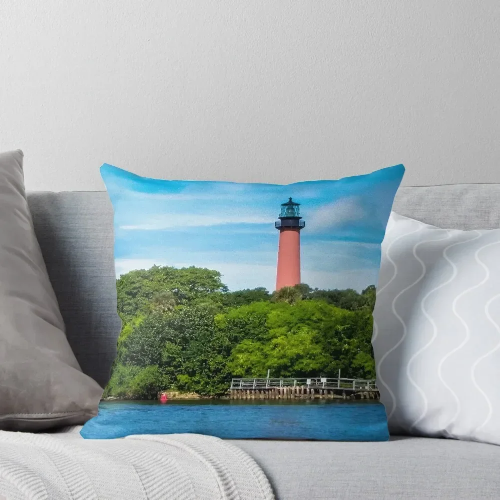 

Jupiter Lighthouse Throw Pillow Sitting Cushion Couch Cushions Cushion Covers For Living Room Pillow Case pillow