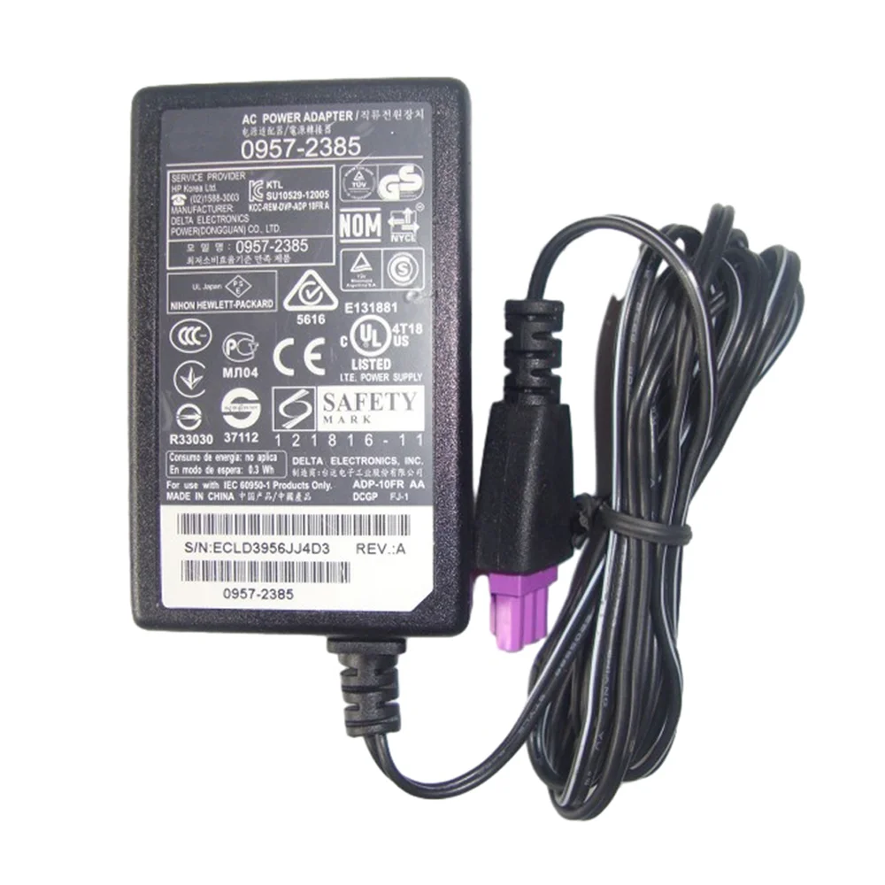 

0957-2385 AC Power Supply Adapter 22V 455mA Charger for HP 1010 1012 1510 1512 1513 1514 1518 2515 2540 2541 2542 2543 2544 2546