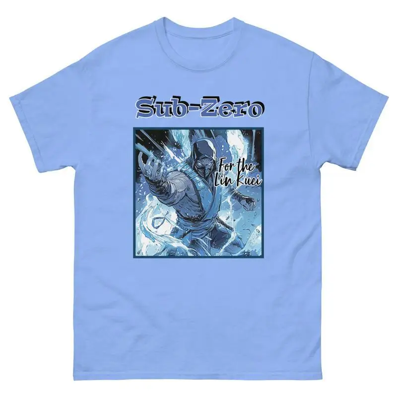 Sub Zero Mortal Kombat T Shirt 'For the Lin Kuei' MK1 Custom Gamer
