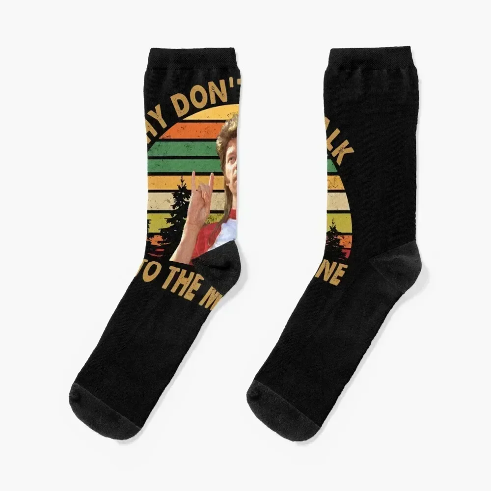 Joe Dirt Why don't you talk into the microphone Socks designer snow sheer retro Male Socks Women's