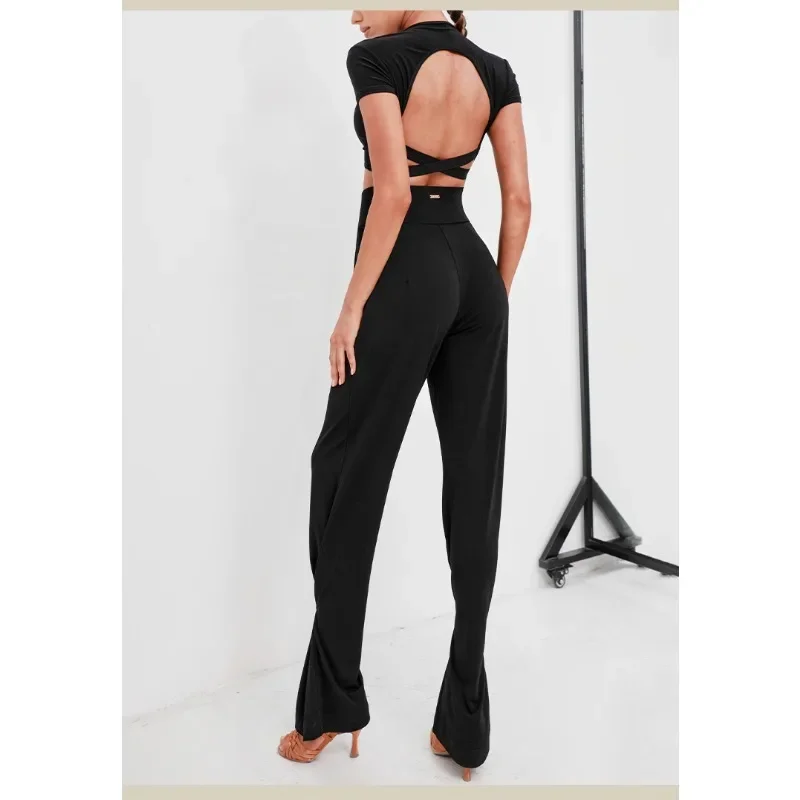 pantalon-a-taille-haute-jambes-larges-pieds-effiles-deux-facons-de-porter-pantalon-de-danse-latine-pantalon-d'entrainement-pour-femmes-2138-personnalise