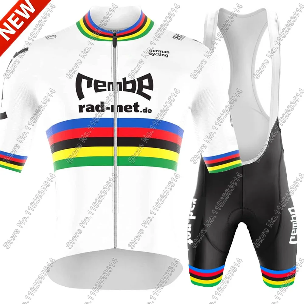 

Комплект велосипедного трикотажа Rad-Net Rembe Pro Team 2025, одежда для велосипеда в Германии, рубашки для шоссейного велосипеда, костюм, велосипедные шорты-комбинезоны MTB